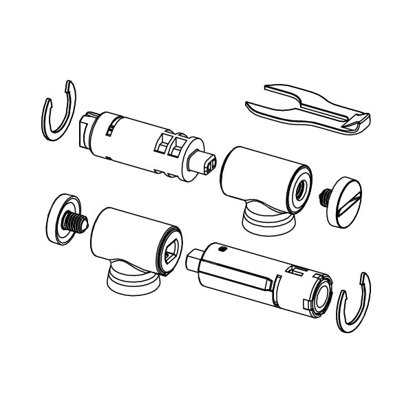 TECEneo - Gniazdo montażowe i mechanizm wolnoopadający prawa strona do deski/pokrywy SLIM