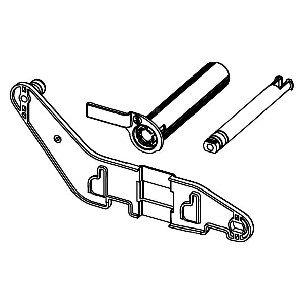 Sworznie prowadzące do płytki maskującej z koszem na kostki czyszczące II (TECEsquare II metal TECEsquare II szkło i TECEsolid)