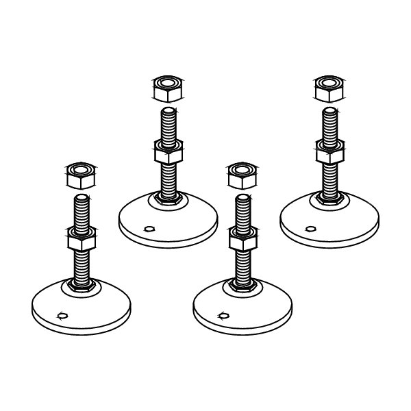 TECElinus - stopki montażowe (komplet)