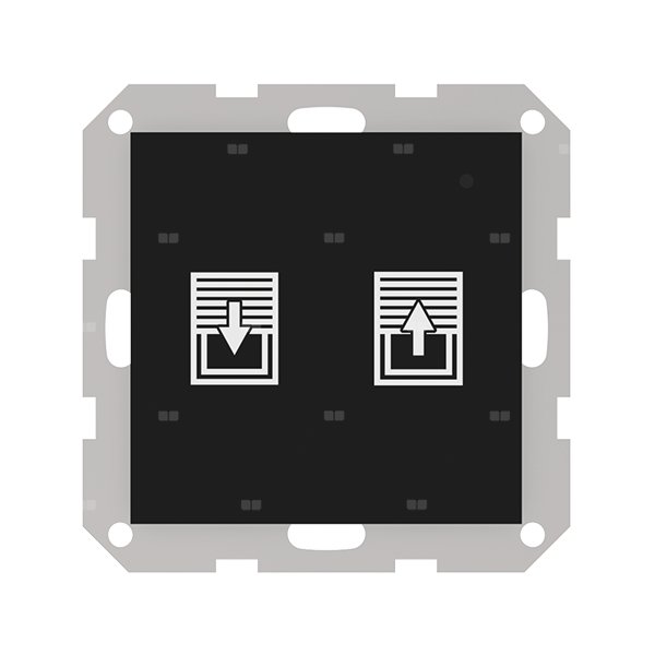 Włącznik rolet FRAME FZ-02, komunikacja bezprzewodowa TECH WTP, kolor Czarny