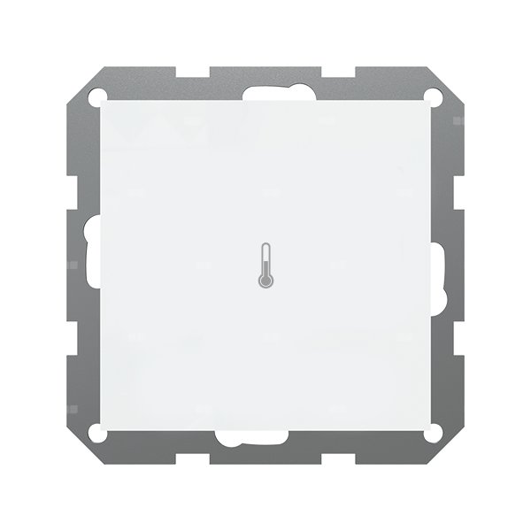 Przewodowy doramkowy czujnik temperatury biały, model FC-S1m, komunikacja przewodowa Sinum SBUS