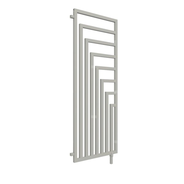 Grzejnik drabinkowy TERMA ANGUS DW, podłączenie ZX, wym. 1780 x 680 mm, kolor srebrny połysk, moc 1116W