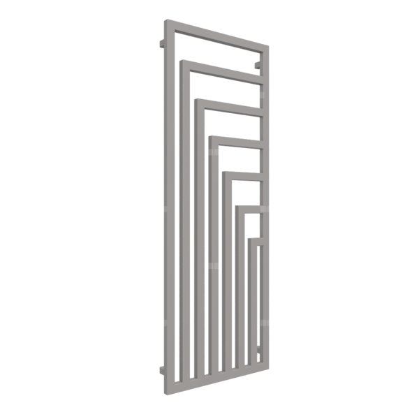 Grzejnik drabinkowy TERMA ANGUS V, podłączenie ZX, wym. 1620 x 600 mm, kolor szary platynowy RAL7036, moc 905W