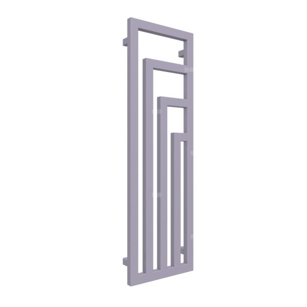 Grzejnik drabinkowy TERMA ANGUS V, podłączenie ZX, wym. 1140 x 360 mm, kolor jagodowy, moc 421W