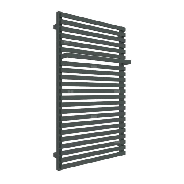 Grzejnik drabinkowy TERMA CITY, podłączenie Z1, wym. 1050 x 600 mm, kolor zielony czarny RAL6012, moc 714W