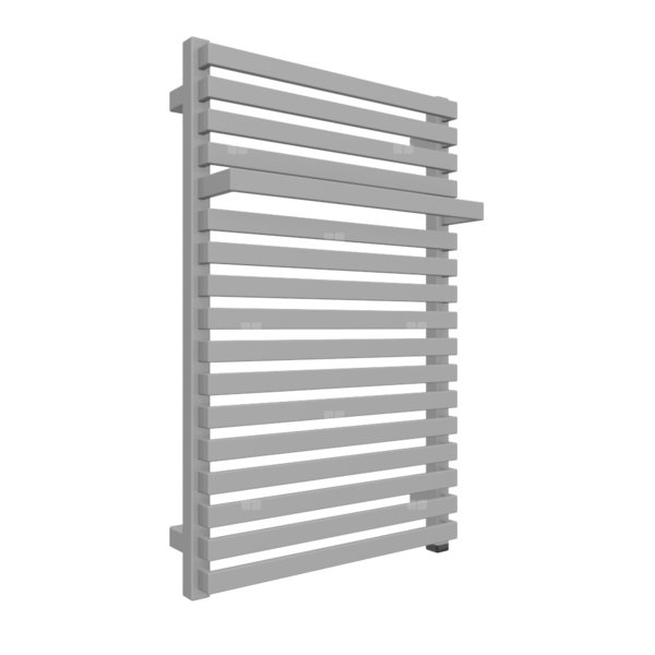 Grzejnik elektryczny TERMA CITY ONE 500 x 780 mm, kolor zimowe niebo, moc 400 W, podłączenie E8, kabel spiralny z wtyczką 2,5m srebrzysty