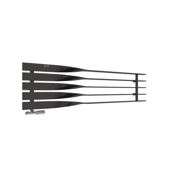 Grzejnik drabinkowy TERMA CYKLON H, podłączenie O1, wym. 410 x 1600 mm, kolor heban, moc 587W