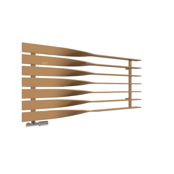 Grzejnik drabinkowy TERMA CYKLON H, podłączenie O8, wym. 580 x 1300 mm, kolor miedź, moc 697W