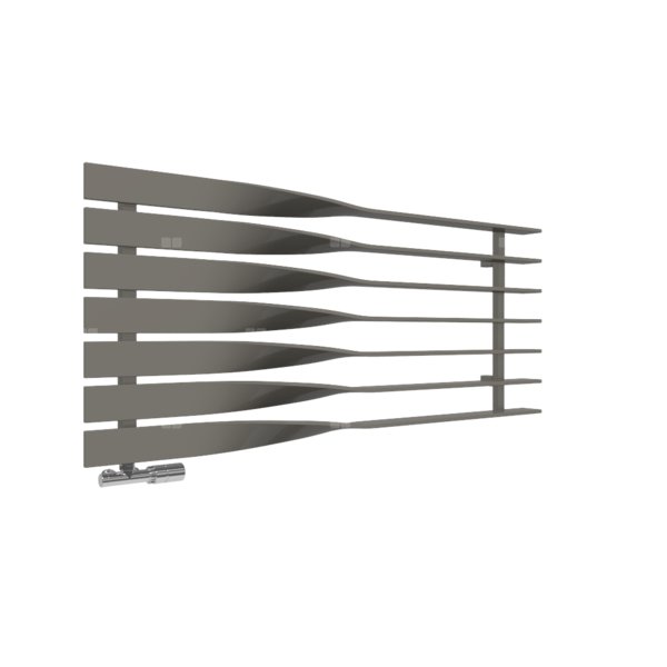 Grzejnik drabinkowy TERMA CYKLON H, podłączenie O1, wym. 580 x 1300 mm, kolor szary kwarcytowy RAL7039, moc 697W