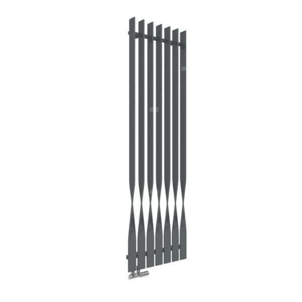 Grzejnik drabinkowy TERMA CYKLON V, podłączenie YP, wym. 1900 x 580 mm, kolor szary łupek RAL7015, moc 1166W
