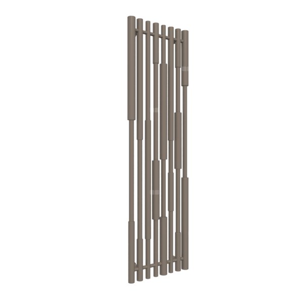 Grzejnik drabinkowy TERMA Cane, podłączenie ZX, wym. 1300 x 390 mm, kolor szary beżowy RAL7006, moc 569W