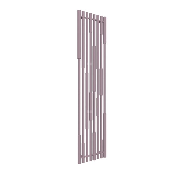 Grzejnik drabinkowy TERMA Cane, podłączenie ZX, wym. 1600 x 390 mm, kolor fioletowy pastelowy RAL4009, moc 670W