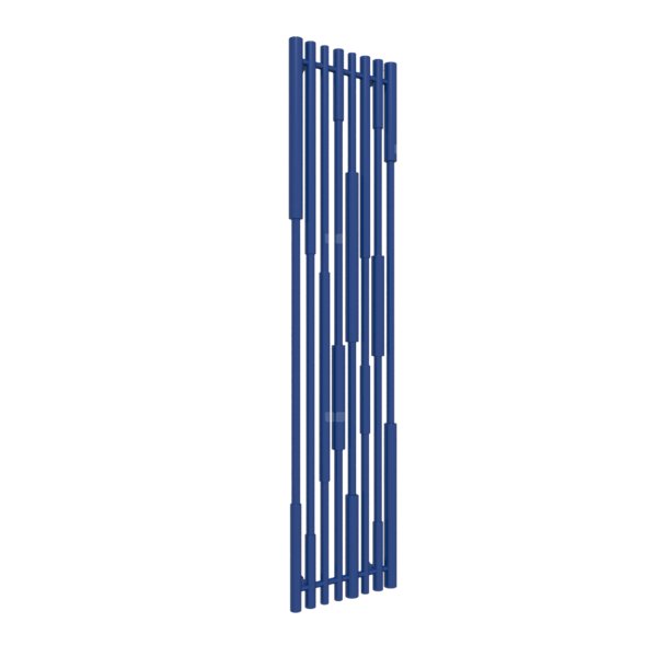 Grzejnik drabinkowy TERMA Cane, podłączenie ZX, wym. 1600 x 390 mm, kolor ultramaryna RAL5002, moc 670W