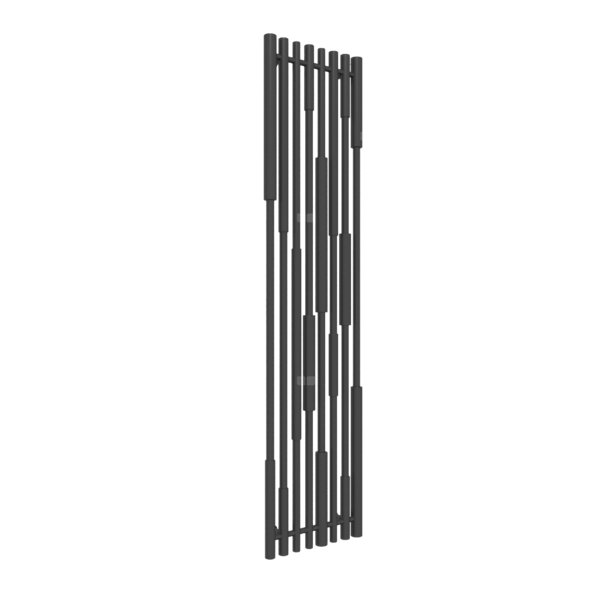 Grzejnik drabinkowy TERMA Cane, podłączenie ZX, wym. 1600 x 390 mm, kolor czarny RAL9017, moc 670W