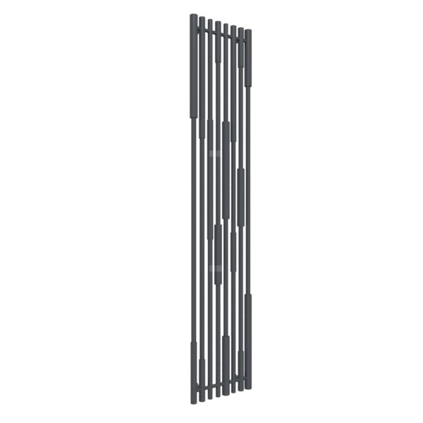 Grzejnik drabinkowy TERMA Cane, podłączenie ZX, wym. 1900 x 390 mm, kolor szary antracytowy RAL7016, moc 768W