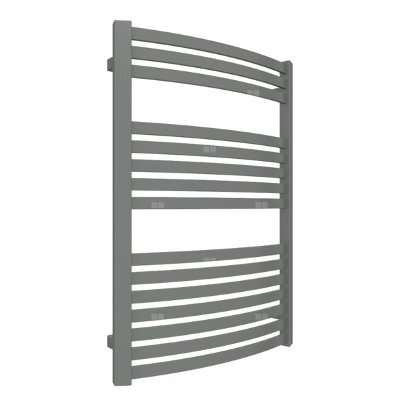 Grzejnik drabinkowy TERMA DEXTER, podłączenie ZX, wym. 860 x 600 mm, kolor nowoczesna szarość, moc 464W
