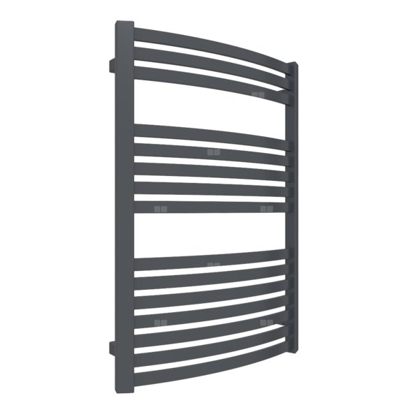 Grzejnik drabinkowy TERMA DEXTER, podłączenie Z8, wym. 860 x 600 mm, kolor szary antracytowy RAL7016, moc 464W