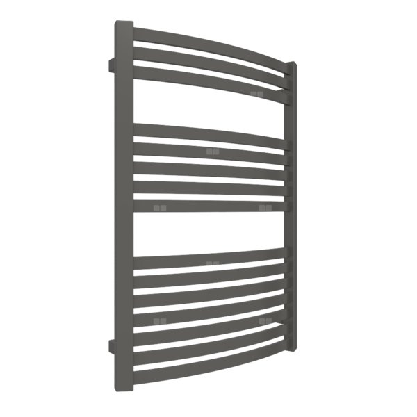 Grzejnik drabinkowy TERMA DEXTER, podłączenie Z8, wym. 860 x 600 mm, kolor brąz anodowy, moc 464W