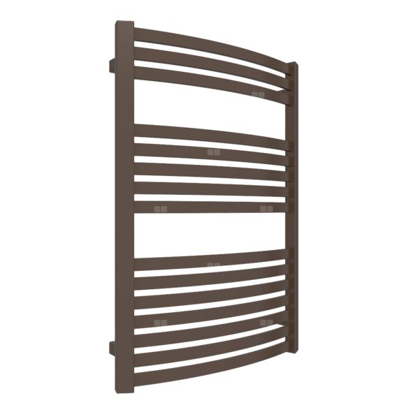 Grzejnik drabinkowy TERMA DEXTER, podłączenie Z1, wym. 860 x 600 mm, kolor irchowo-brązowy RAL8014, moc 464W