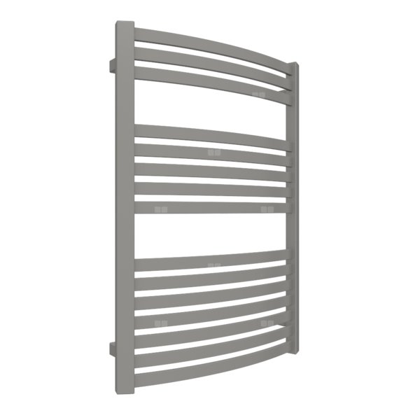 Grzejnik drabinkowy TERMA DEXTER, podłączenie Z8, wym. 860 x 600 mm, kolor ciemne aluminium metaliczny RAL9007, moc 464W