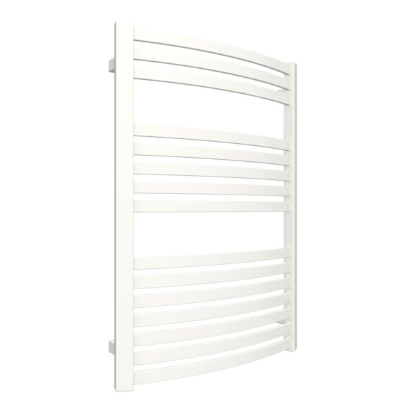 Grzejnik elektryczny TERMA DEXTER 600 x 860 mm, kolor biały drogowy RAL9016, moc 600 W, podłączenie E1, kabel spiralny z wtyczką