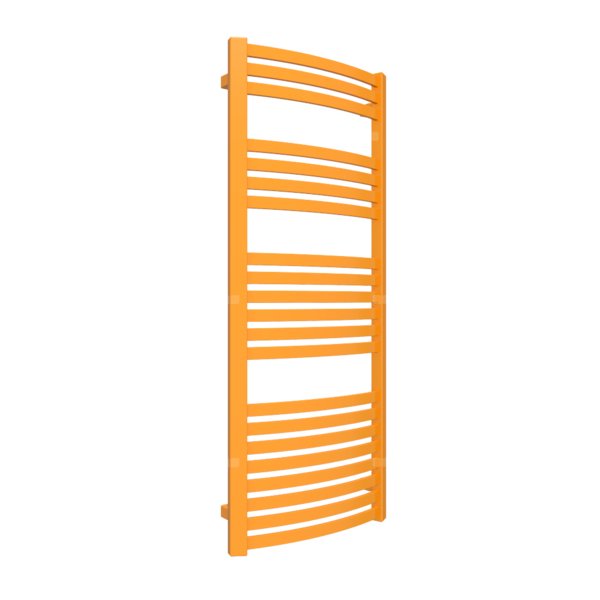 Grzejnik drabinkowy TERMA DEXTER, podłączenie SX, wym. 1220 x 500 mm, kolor żółty melonowy RAL1028, moc 541W