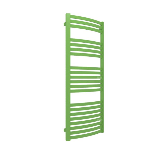Grzejnik drabinkowy TERMA DEXTER, podłączenie SX, wym. 1220 x 500 mm, kolor zielony żółty RAL6018, moc 541W