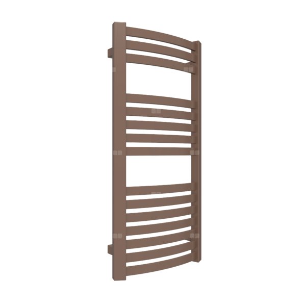 Grzejnik drabinkowy TERMA DEXTER, podłączenie Z8, wym. 860 x 400 mm, kolor brązowy blady RAL8025, moc 323W