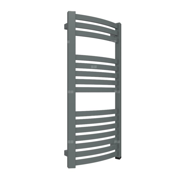 Grzejnik drabinkowy TERMA DEXTER ONE, podłączenie S8, wym. 860 x 400 mm, kolor metaliczny szary, moc 323W