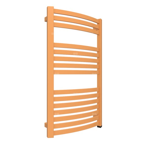 Grzejnik drabinkowy TERMA DEXTER ONE, podłączenie S1, wym. 860 x 500 mm, kolor żółty pastelowy RAL1034, moc 394W