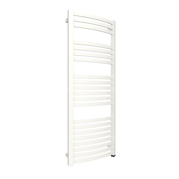 Grzejnik elektryczny TERMA DEXTER ONE 500 x 1220 mm, kolor biały drogowy RAL9016, moc 600 W, podłączenie E1, kabel prosty z wtyczką 1,5m biały