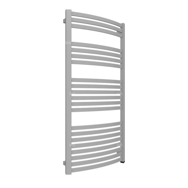 Grzejnik drabinkowy TERMA DEXTER ONE, podłączenie S8, wym. 1220 x 600 mm, kolor jasne aluminium metaliczny RAL9006, moc 640W