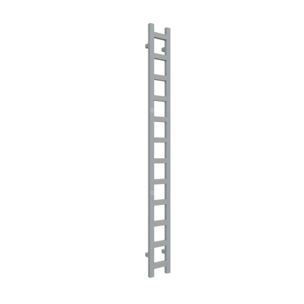 Grzejnik drabinkowy TERMA EASY, podłączenie O1, wym. 1920 x 200 mm, kolor pastelowy niebieski, moc 378W