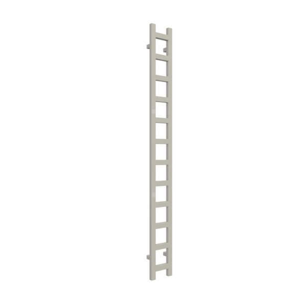 Grzejnik drabinkowy TERMA EASY, podłączenie SX, wym. 1920 x 200 mm, kolor szary jedwabisty RAL7044, moc 378W