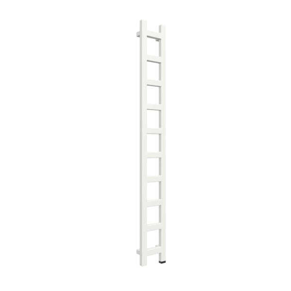 Grzejnik drabinkowy TERMA EASY ONE, podłączenie S8, wym. 1600 x 200 mm, kolor biała ściana, moc 314W