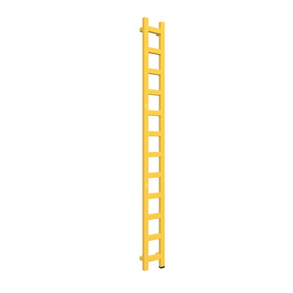 Grzejnik drabinkowy TERMA EASY ONE, podłączenie S1, wym. 1920 x 200 mm, kolor żółty cynkowy RAL1018, moc 378W