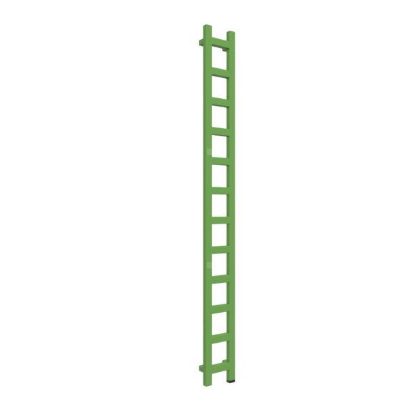 Grzejnik drabinkowy TERMA EASY ONE, podłączenie S1, wym. 1920 x 200 mm, kolor zielony żółty RAL6018, moc 378W