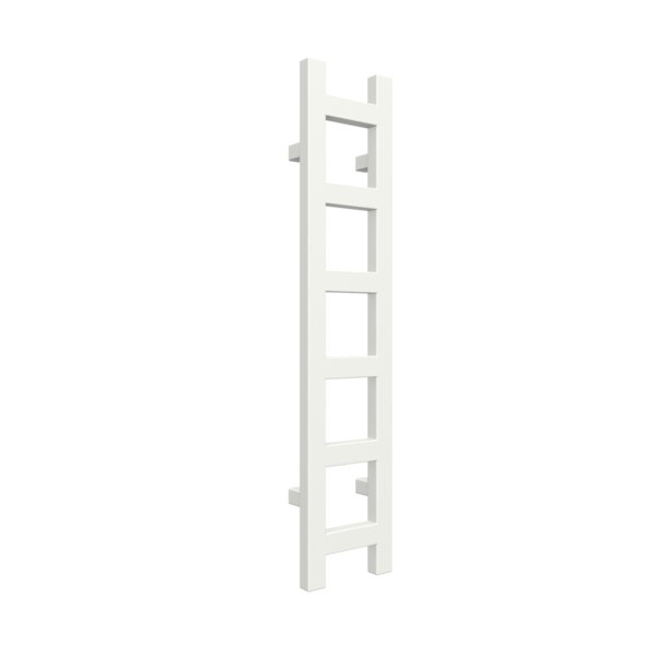 Grzejnik drabinkowy TERMA EASY, podłączenie SX, wym. 960 x 200 mm, kolor białe złoto