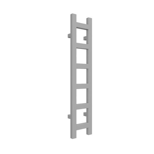 Grzejnik drabinkowy TERMA EASY, podłączenie SX, wym. 960 x 200 mm, kolor zimowe niebo
