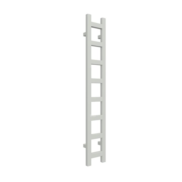 Grzejnik drabinkowy TERMA EASY, podłączenie SX, wym. 1280 x 200 mm, kolor popielaty RAL9018, moc 251W
