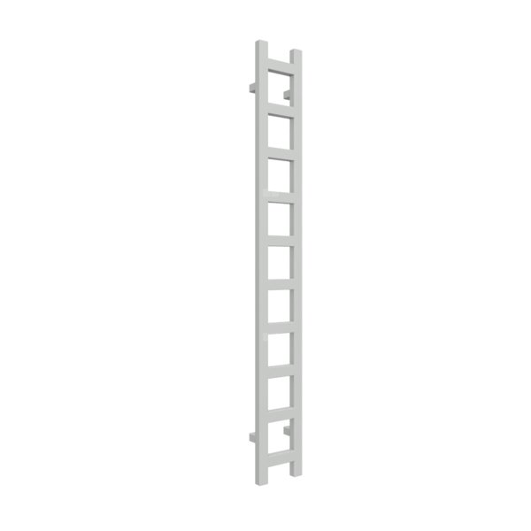 Grzejnik drabinkowy TERMA EASY, podłączenie O8, wym. 1600 x 200 mm, kolor szary jasny RAL7035, moc 314W
