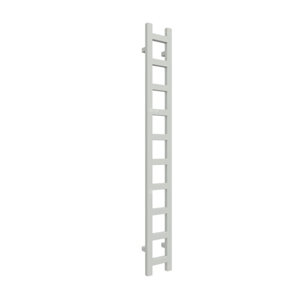 Grzejnik drabinkowy TERMA EASY, podłączenie SX, wym. 1600 x 200 mm, kolor popielaty RAL9018, moc 314W