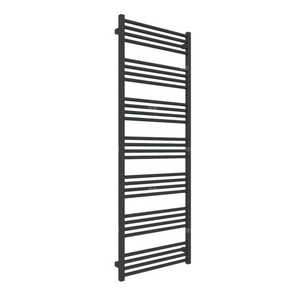 Grzejnik drabinkowy TERMA FIONA, podłączenie SX, wym. 1620 x 580 mm, kolor czarny jak kruk mat RAL9005, moc 779W