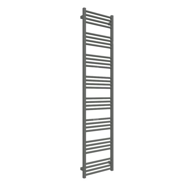 Grzejnik drabinkowy TERMA FIONA, podłączenie SX, wym. 1860 x 400 mm, kolor błyszcząca szarość, moc 660W