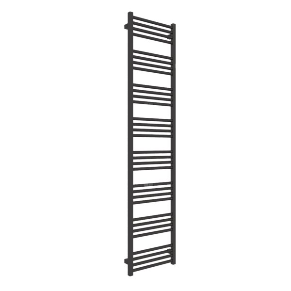 Grzejnik drabinkowy TERMA FIONA, podłączenie SX, wym. 1860 x 400 mm, kolor brązowy czarny RAL8022, moc 660W