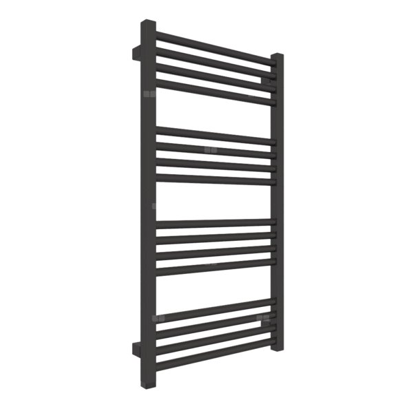 Grzejnik drabinkowy TERMA FIONA ONE, podłączenie S8, wym. 900 x 480 mm, kolor heban, moc 375W