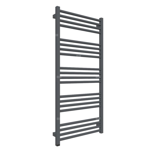 Grzejnik drabinkowy TERMA FIONA ONE, podłączenie S1, wym. 1140 x 530 mm, kolor czarny anodowy, moc 600W