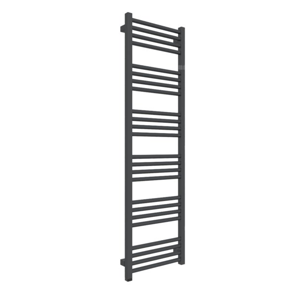 Grzejnik drabinkowy TERMA FIONA ONE, podłączenie S1, wym. 1380 x 400 mm, kolor szary czarny RAL7021, moc 600W