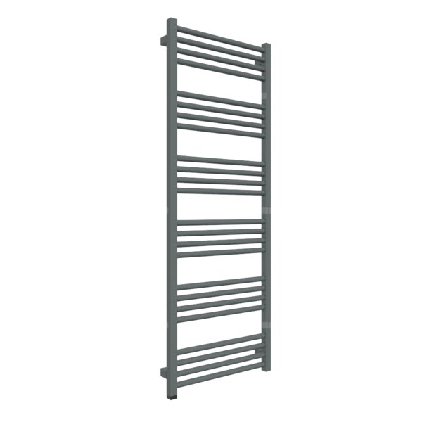 Grzejnik drabinkowy TERMA FIONA ONE, podłączenie S1, wym. 1380 x 500 mm, kolor metaliczny szary, moc 600W