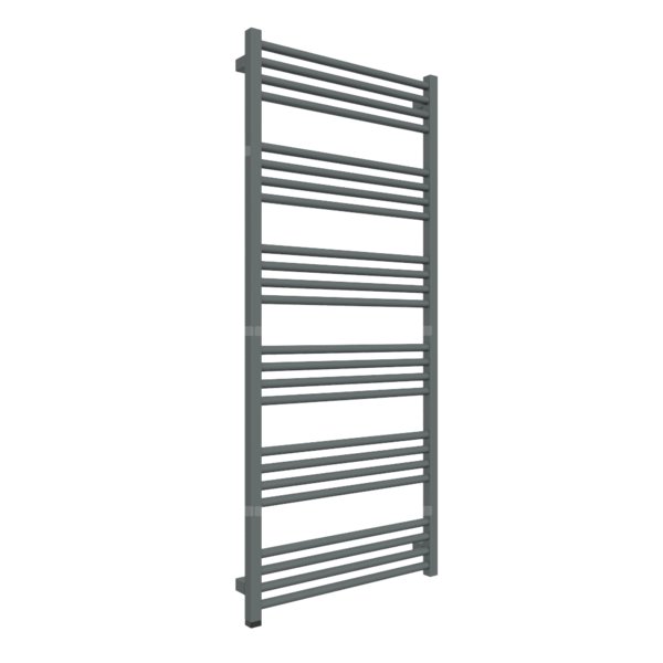 Grzejnik drabinkowy TERMA FIONA ONE, podłączenie S1, wym. 1380 x 600 mm, kolor metaliczny szary, moc 696W